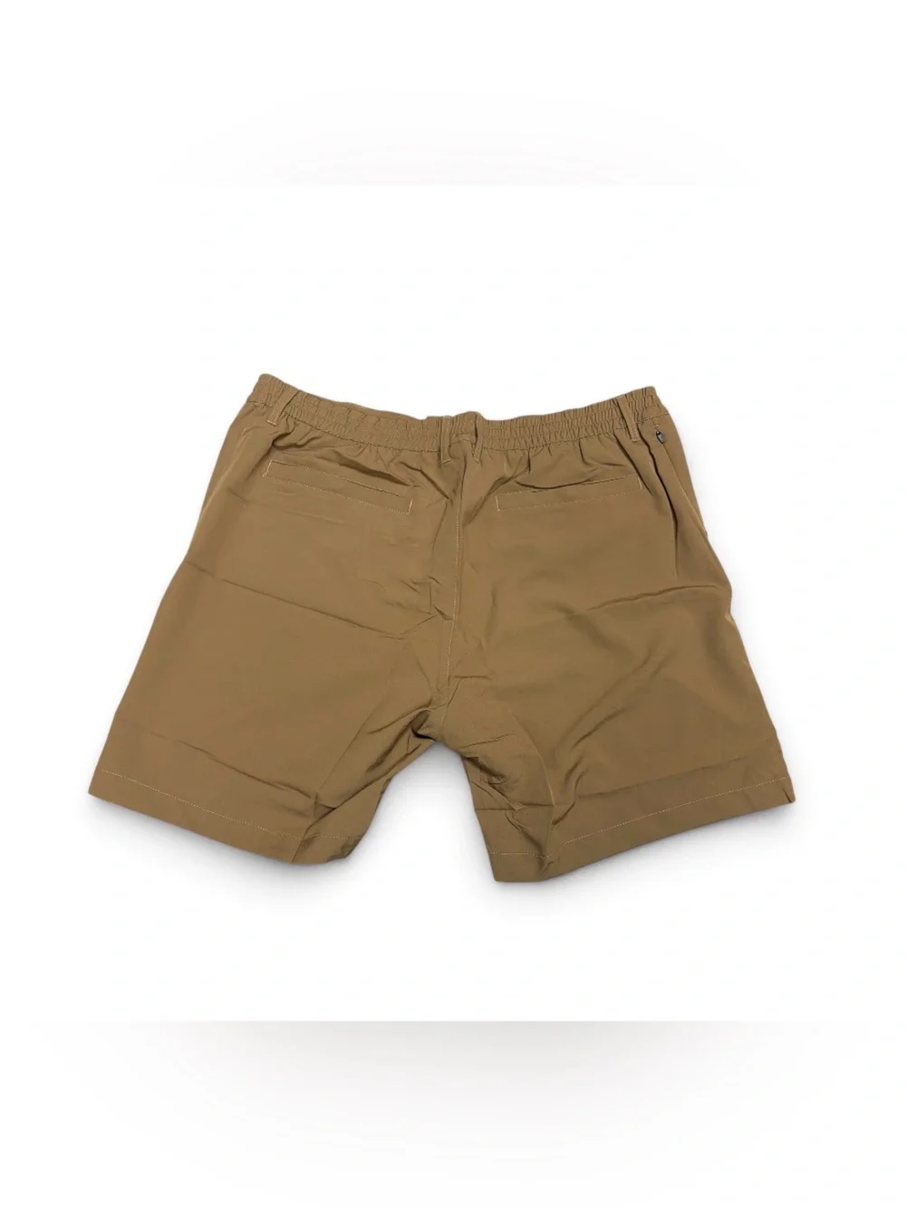 Men's Cotton Blend Chino Shorts in Brown - Classic Casual